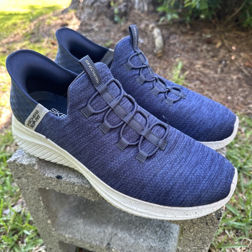 Skechers Ultra Flex 3.0 Right Away Men’s 11 Navy Slip-On Athletic Sneakers 975